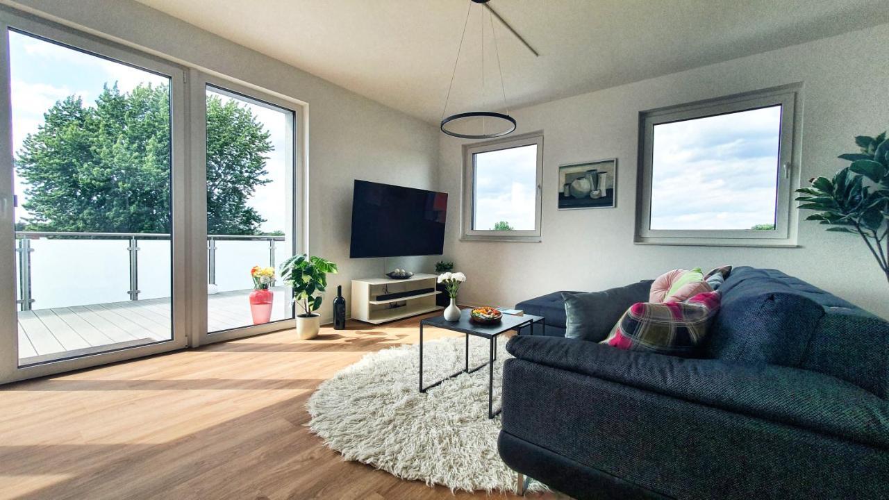 Penthouse Mit Whirlpool Im Herzen Von Niedersachsen 布尔格韦德尔 外观 照片
