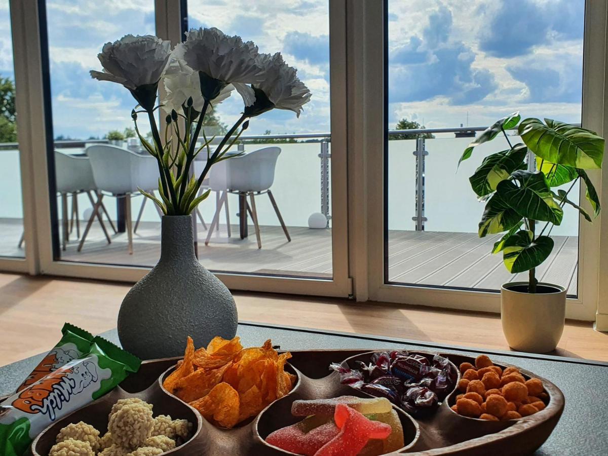 Penthouse Mit Whirlpool Im Herzen Von Niedersachsen 布尔格韦德尔 外观 照片